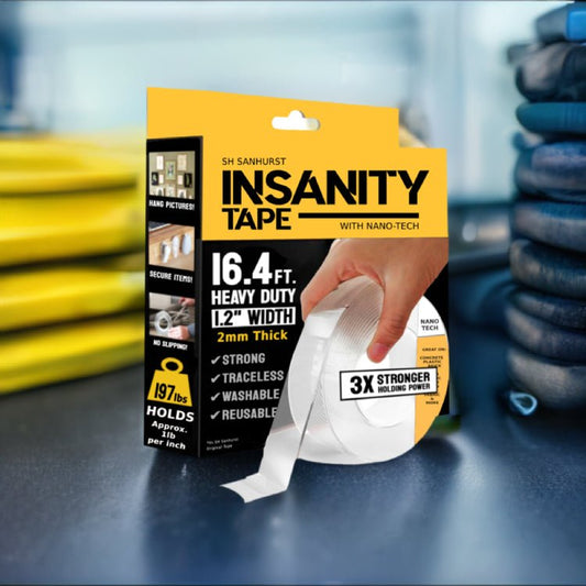 Insanity Tape Is The Strongest & Best Nano Mounting Tape - The Insanity Tape Store